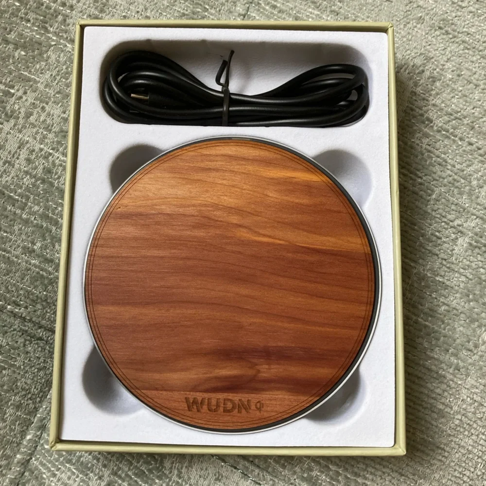 NWT Wooden Wireless Charger